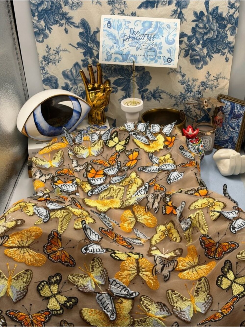 🆕 BRONX & BANCO 🧿 NWOT Bella Butterfly Maraya Strapless Mini Dress, Sz L US 8 - Picture 12 of 15